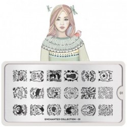 Plaque stamping moyou enchanted