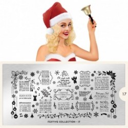 Plaque stamping moyou Festive