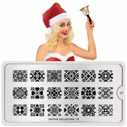 Plaque stamping moyou Festive