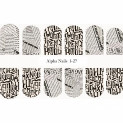 Fashion Nail Sticker 1-27